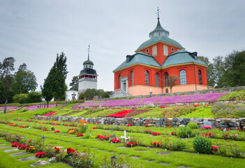 Ulrika Eleonora kyrka och historiska byggnader i Söderhamn